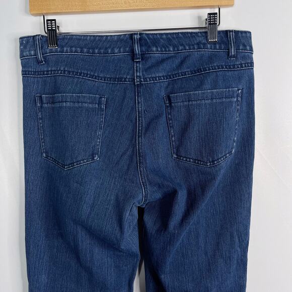 J McLaughlin Womens Size 8 Dark Wash Lexi Skinny Jenas Denim Cotton Stretch - Picture 5 of 11